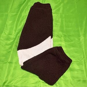 Golf Wang - Black / Blue Sherpa Fleece Block Pants!